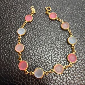 SWAROVSKI Bracelet Pastel Frosted Multi Color Pastel Bracelet - Signed